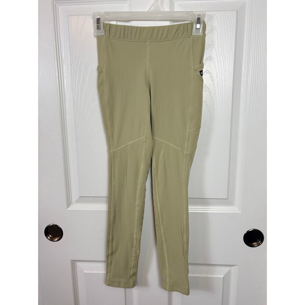 Kerrits Kids Ice Fil Full Seat Tech Thight Beige Riding Breech Youth Size L